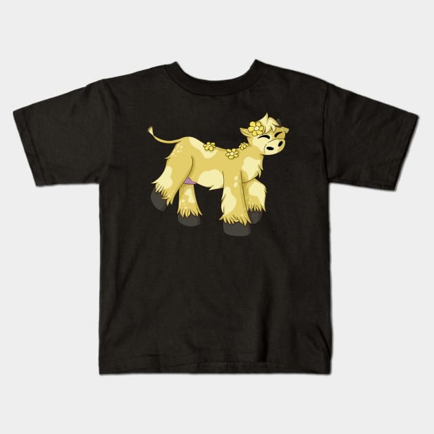 Moobloom Kids T-Shirt by CactusMonsters